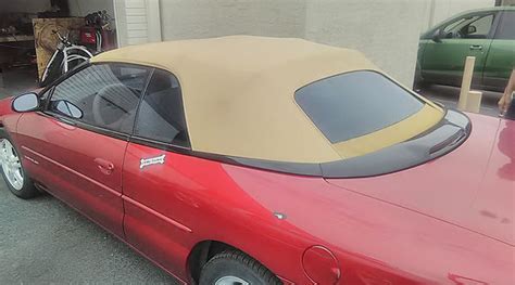 Convertible top replacement near me - Price: $919.00. (20) Mazda Convertible Top 1990-2005 Miata 1 Piece Plastic Window Window Cabrio Grain Vinyl Tan. Price: $239.00. (6) Honda Convertible Top 2002-2009 S2000 Glass Window Twill Grain Vinyl Black. Price: $539.00.